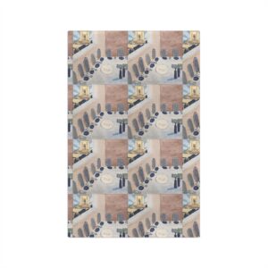 seder table pattern textile
