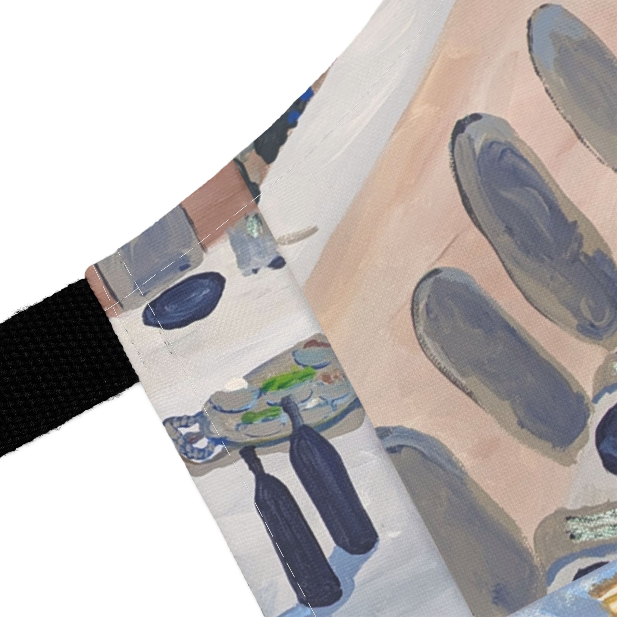 pesach seder table pattern apron