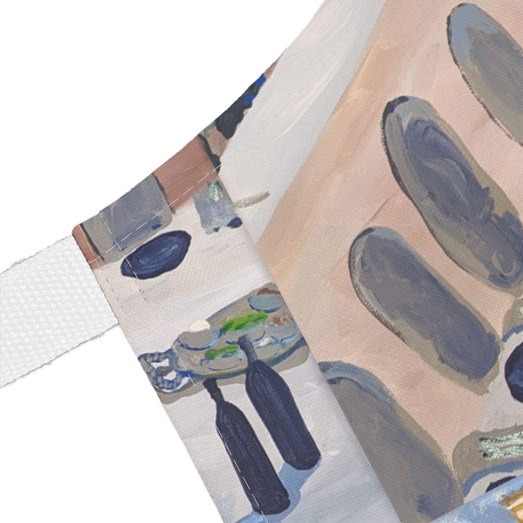 pesach seder table pattern apron