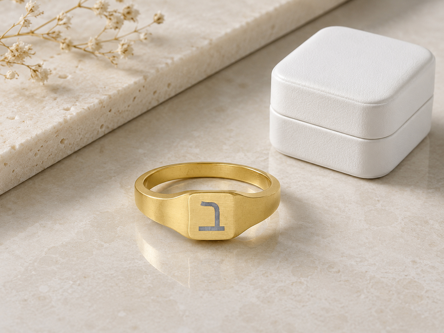 personalized hebrew initial ring | stainless steel (engraving) personalized hebrew initial ring | stainless steel (engraving)