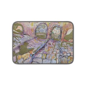 old city of jerusalem microfiber kitchen dish mat