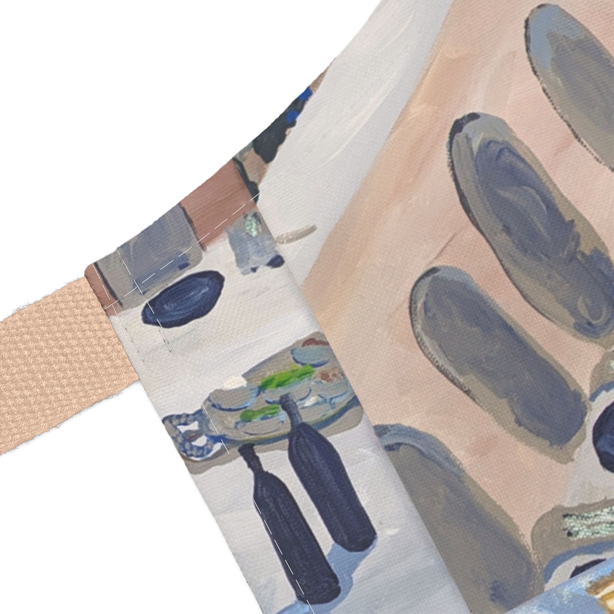 pesach seder table pattern apron
