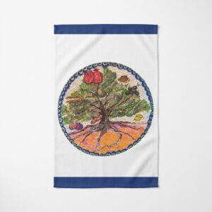 seven species netilat yadayim towel