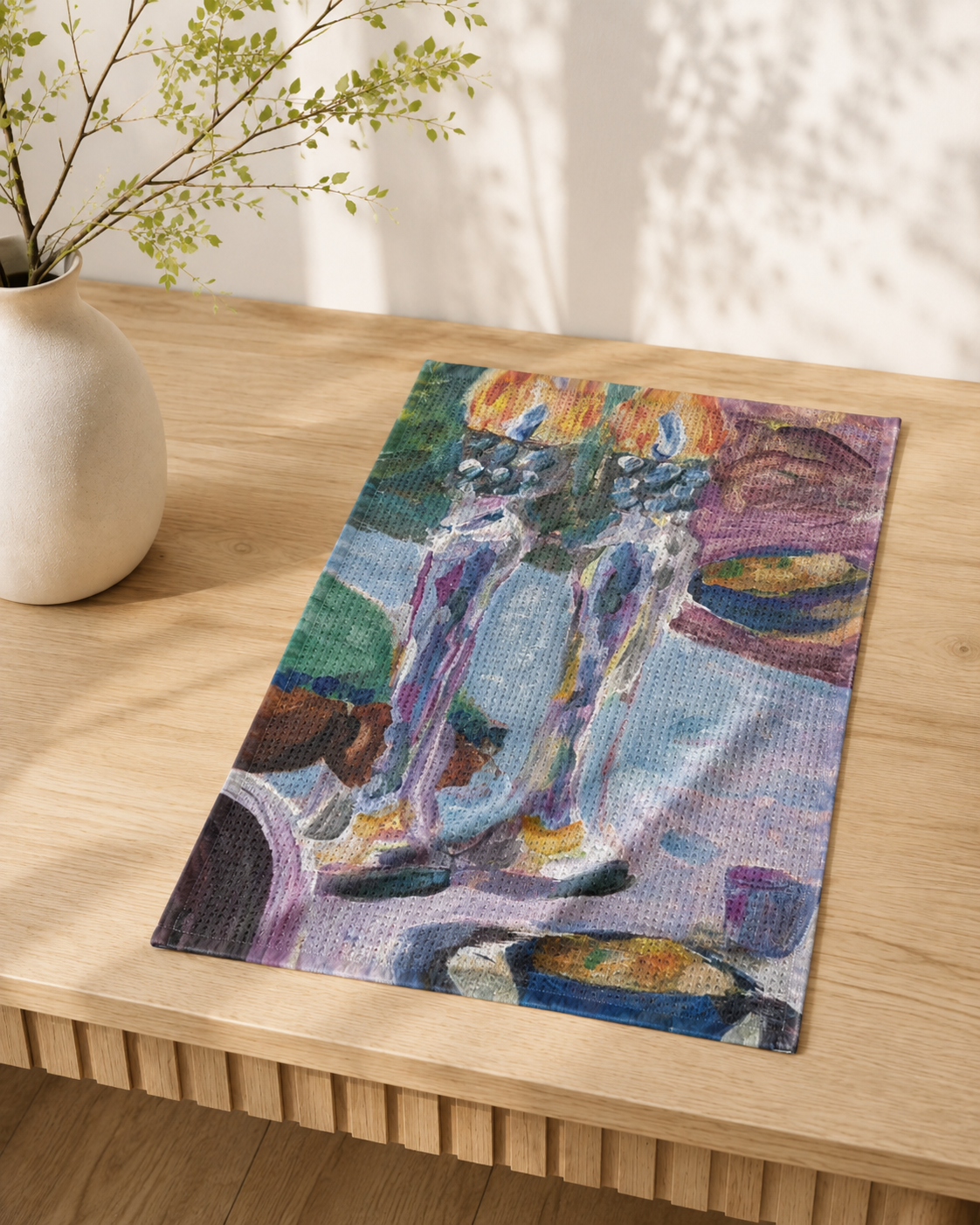 shabbos table accent | original judaica art