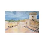Beit Hamikdash Table Accent | Original Judaica Art